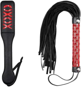 2 PCS Faux Leather Paddle Horse Whip Riding Whips for Horses- Horse Whip Crop Set Training Horse Equestrian