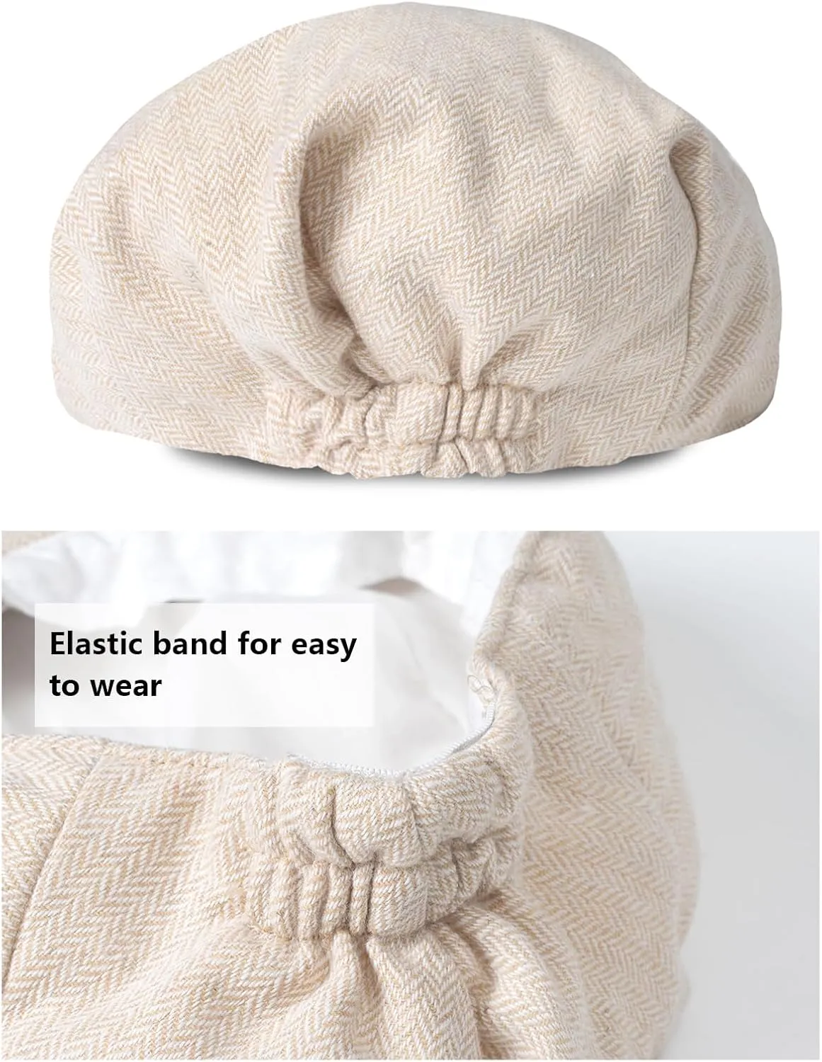 A&J DESIGN Baby Boy Driver Cap, Toddler 3pcs Newsboy Cap & Suspender & Bow Tie 3 Months - 8 Years