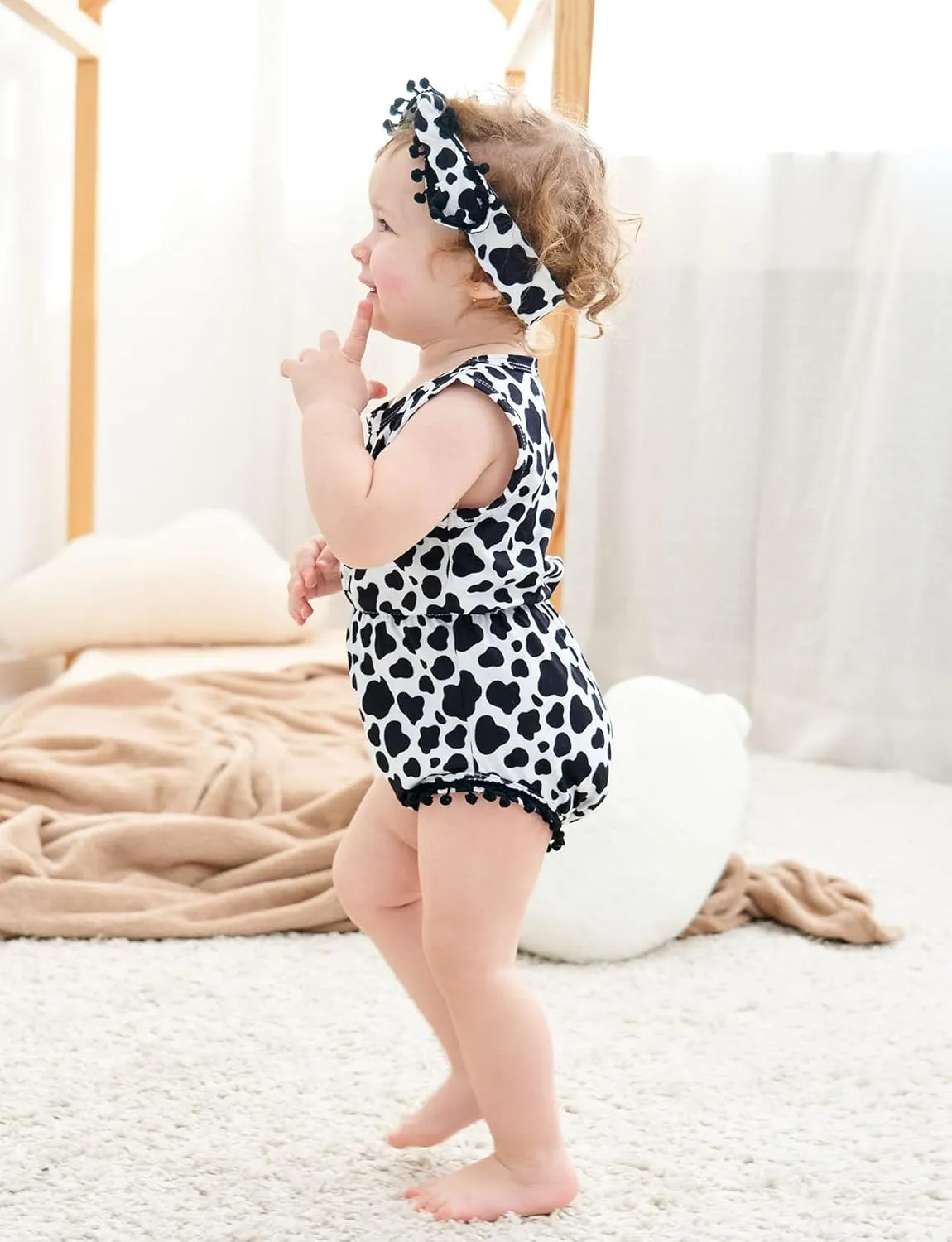 Ahegao 0-24 Months Baby Floral Romper Toddlers Outfits Infant Playsuits   Headband Jumpsuit