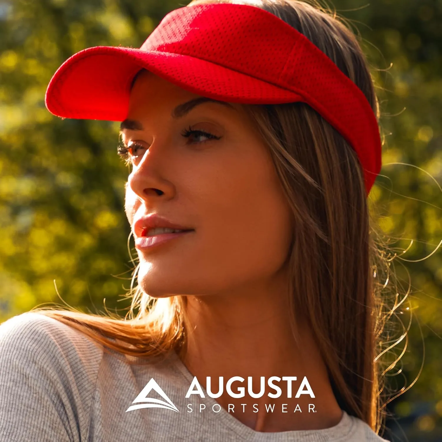 Augusta Sportswear Women's Athletic Mesh Visor - Stylish Sun Hat for Golf, Running, and Outdoor Activities