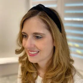 Black Headband Velvet Headband Knot Hair Band
