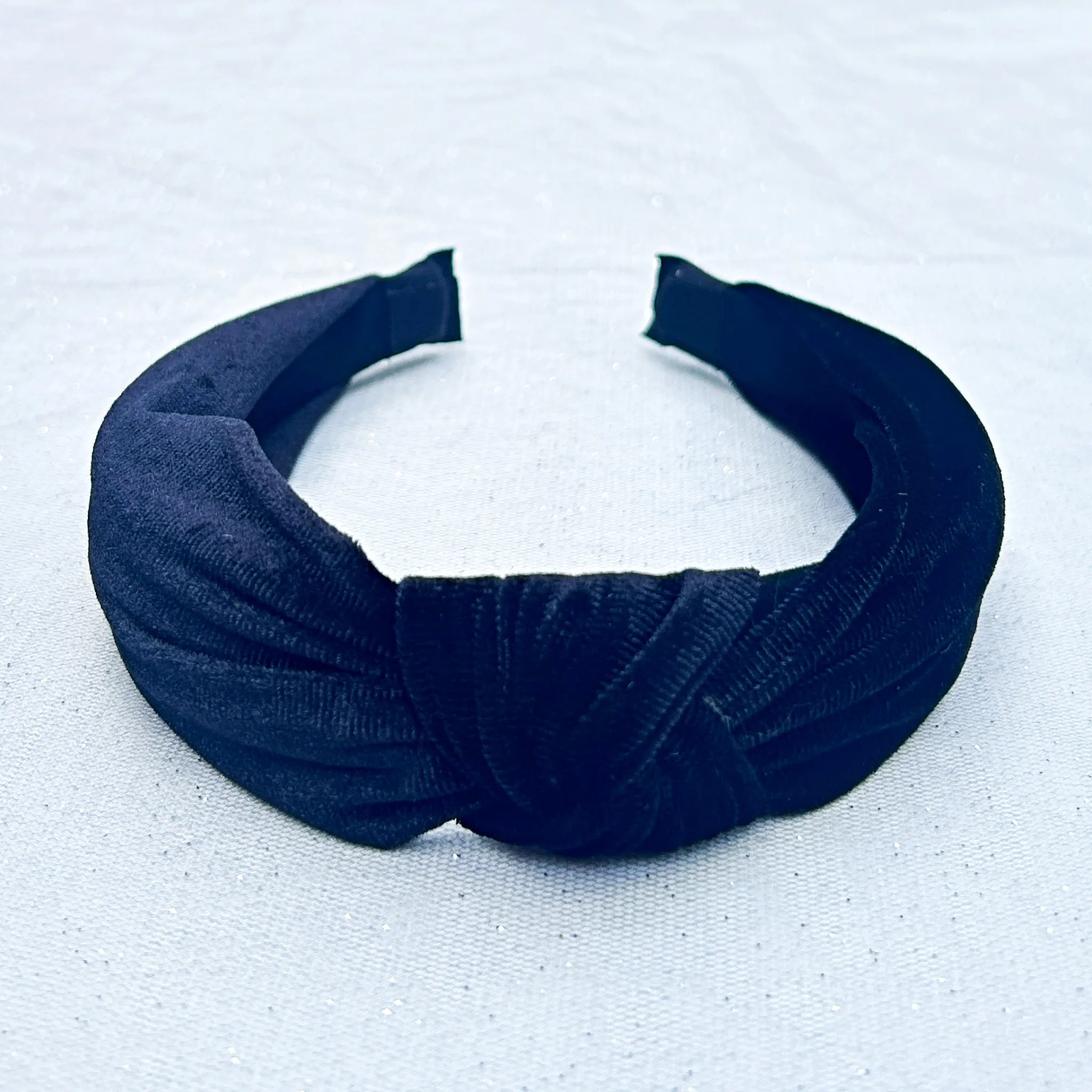 Black Headband Velvet Headband Knot Hair Band