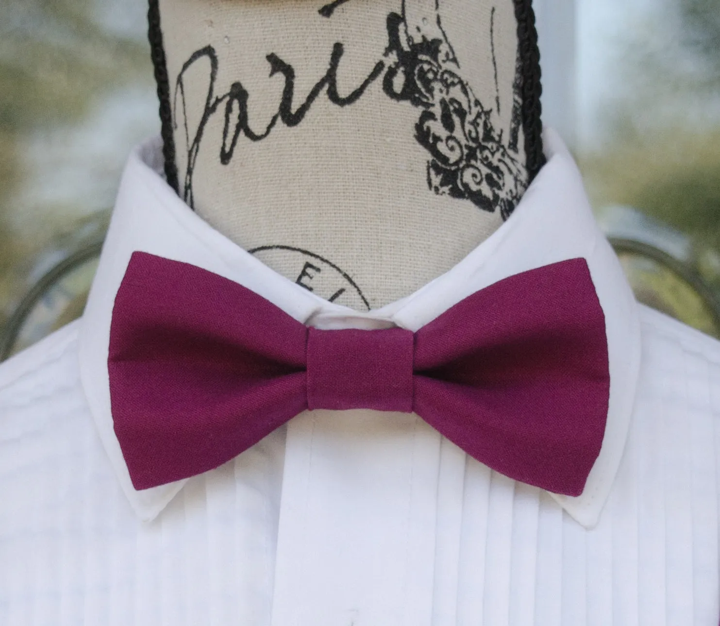 Boysenberry Bow Tie and/or Suspenders (217)