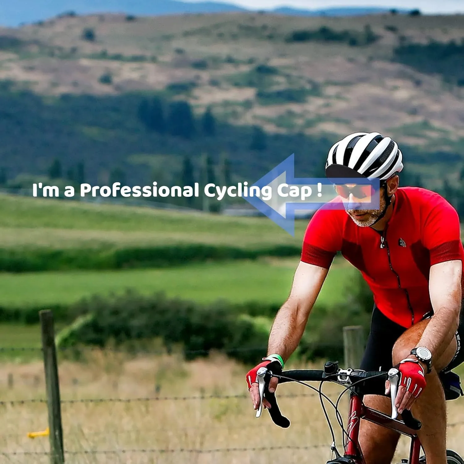 Brooklyn Cycling Cap - Retro Cycling Hat-Under Helmet - Cycling Helmet Liner Breathable&Sweat Uptake
