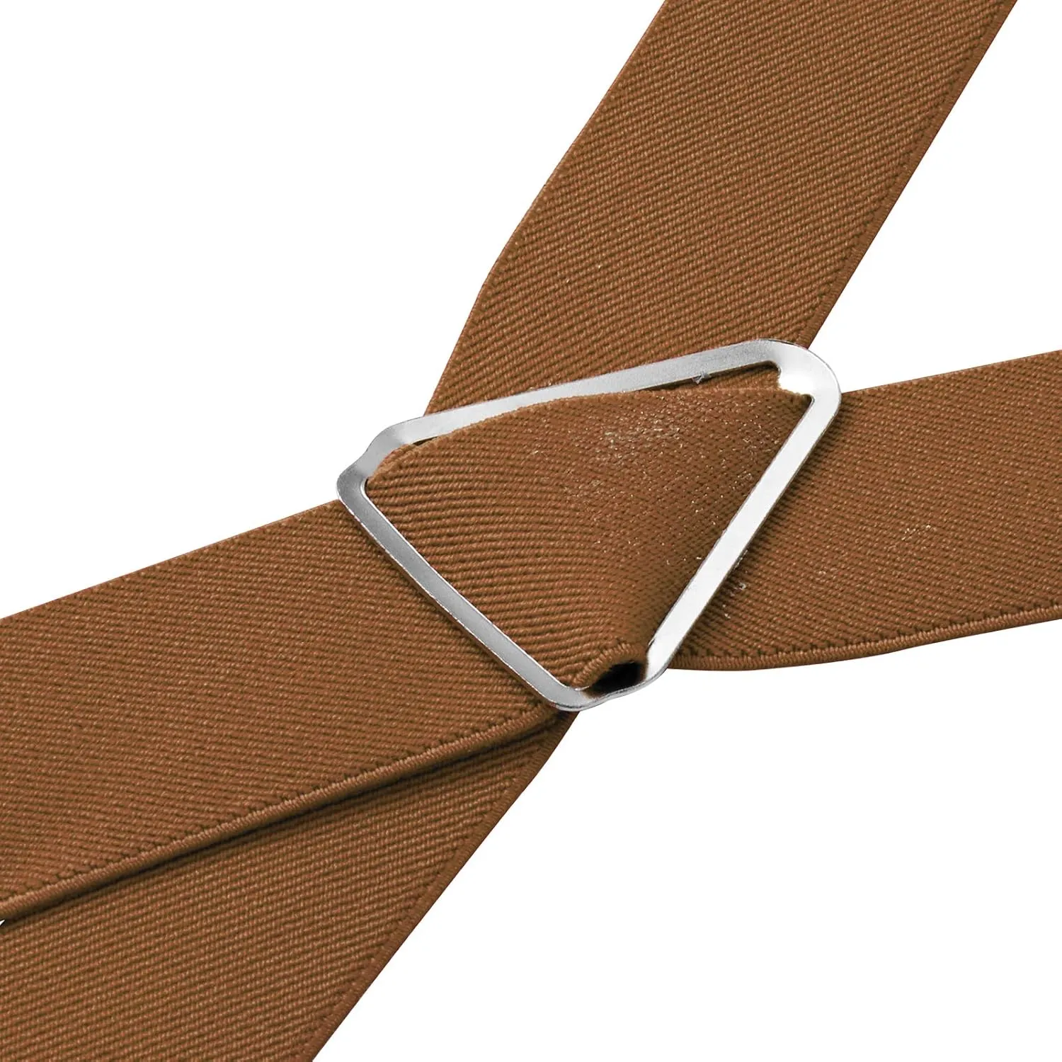 Buyless Fashion Suspenders for Men - 48" Elastic Adjustable Straps 1 1/4" - X Back with Metal Hooks