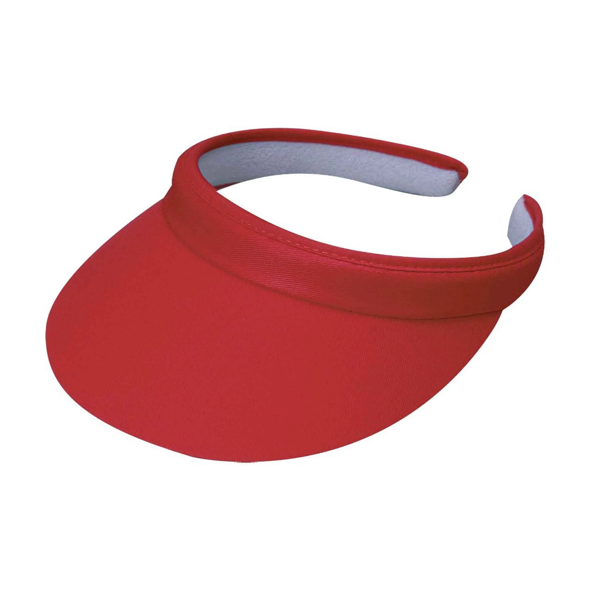 C- Broner/Cappelli/DPC Sporty Cotton Twill 3" Clip Sun Visor