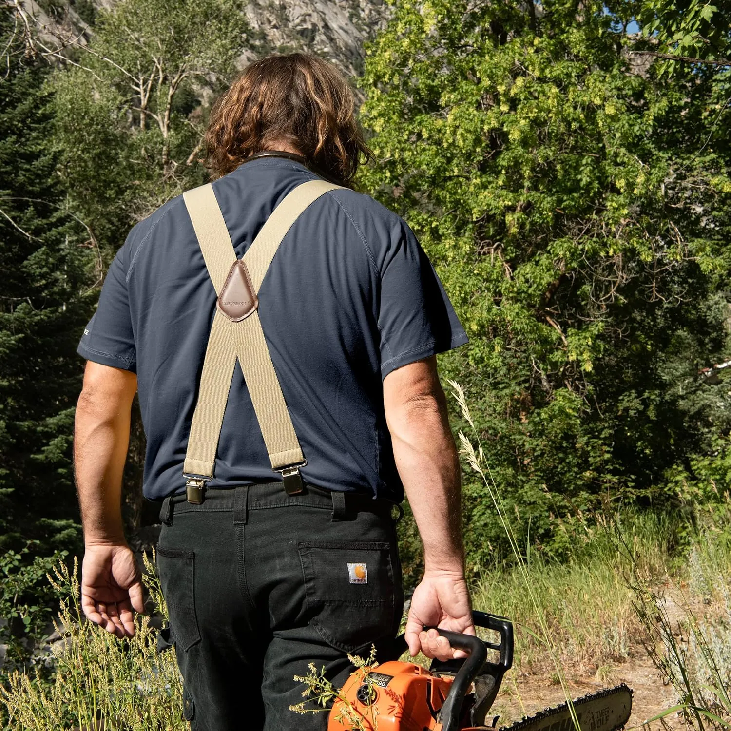 Carhartt Men's A0005520 Rugged Flex Elastic Two-Tone Suspenders