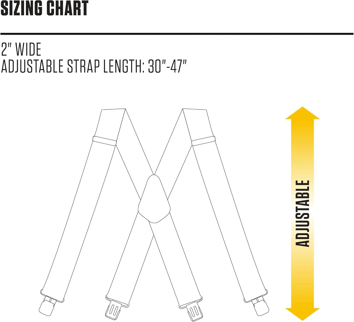 Carhartt Men's A0005520 Rugged Flex Elastic Two-Tone Suspenders