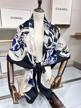 CLTH338 CC Cashmere Square Scarf / 140x140cm(55.1x55.1in)