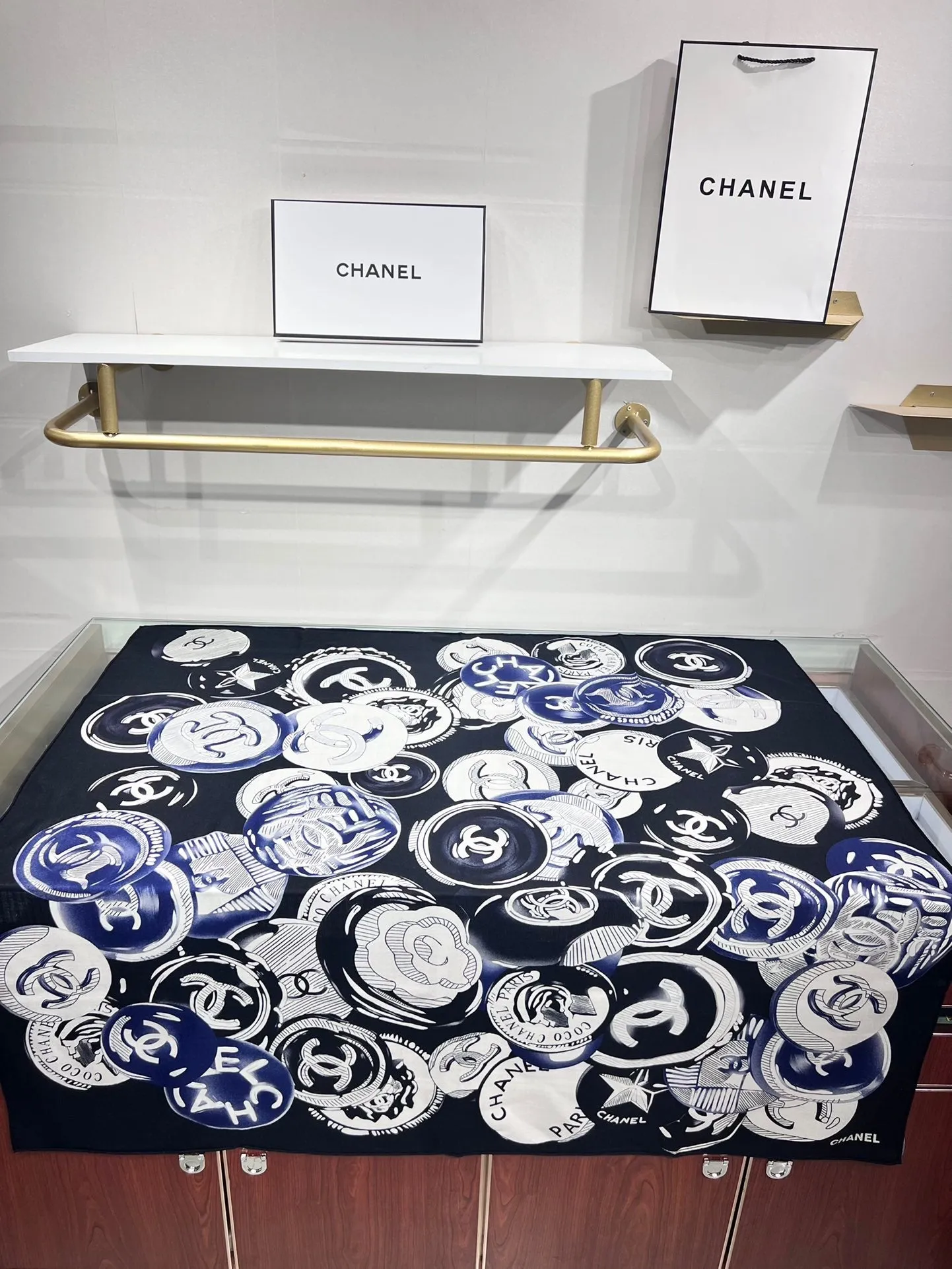 CLTH338 CC Cashmere Square Scarf / 140x140cm(55.1x55.1in)
