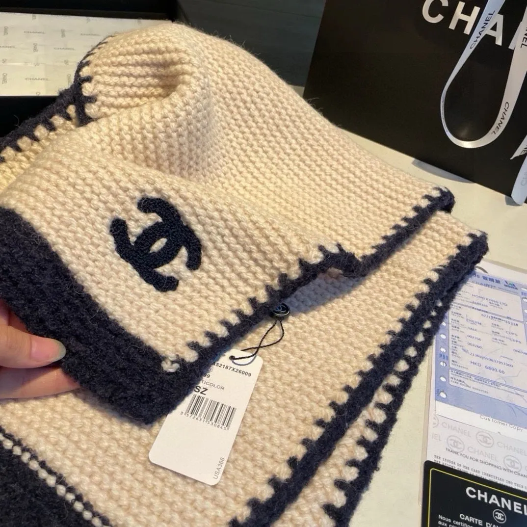 CLTH402 CC Cashmere Scarf / 11.8x39.3inch