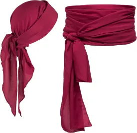 Costume Accessories: Plus Size Pirate Scarf Belt Waist Sash and Head Bandanas for Halloween Women Men