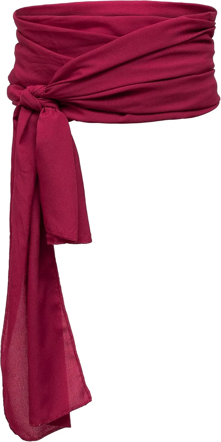 Costume Accessories: Plus Size Pirate Scarf Belt Waist Sash and Head Bandanas for Halloween Women Men