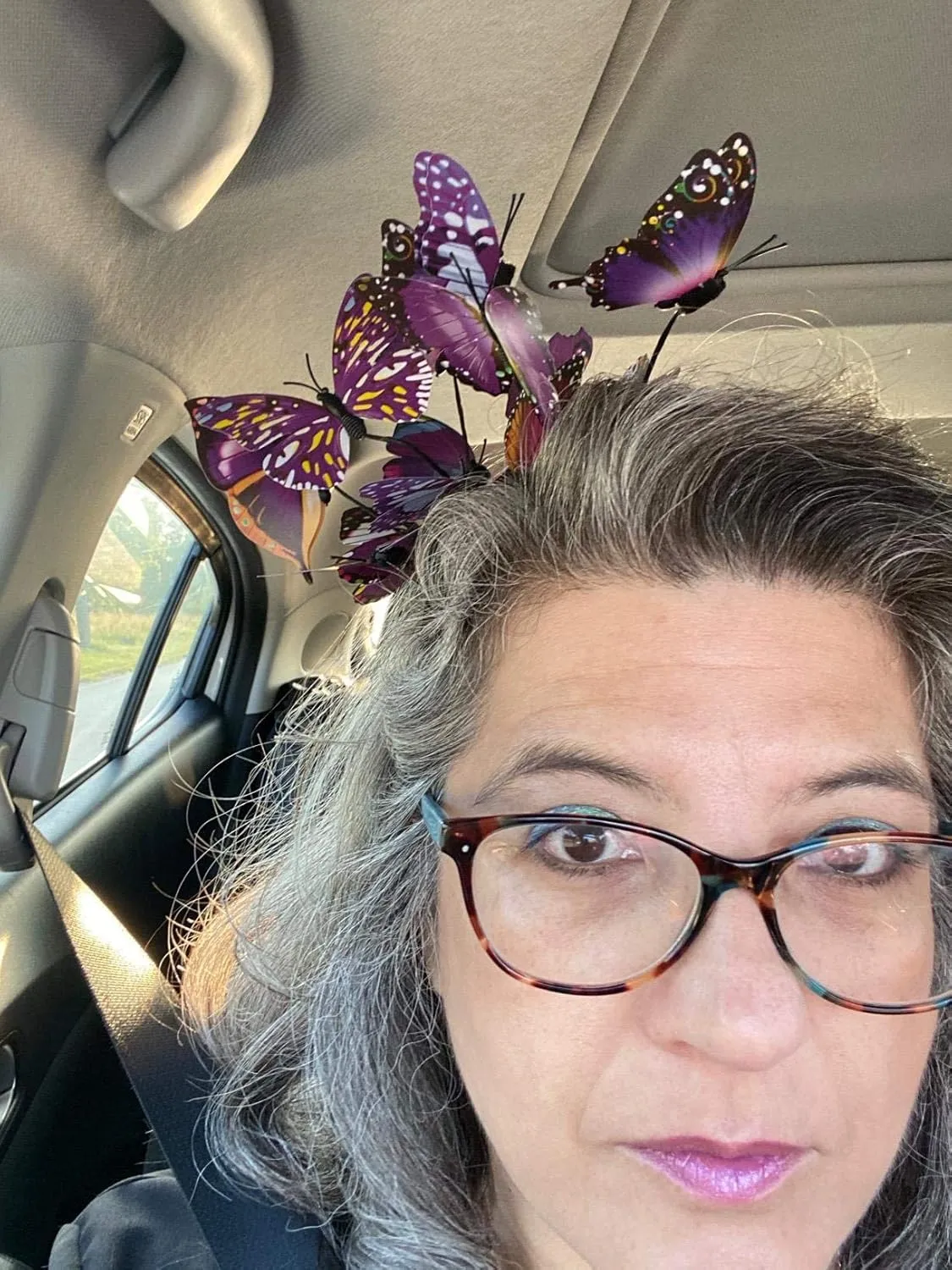Coucoland Butterfly Fascinator Hat Monarch Butterfly Headband Crown Tea Party Halloween Costume Headpiece