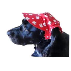 Dog Visor Hat - Red & White Canadian Flag