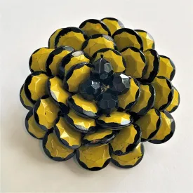 Flower Head Vintage Brooch
