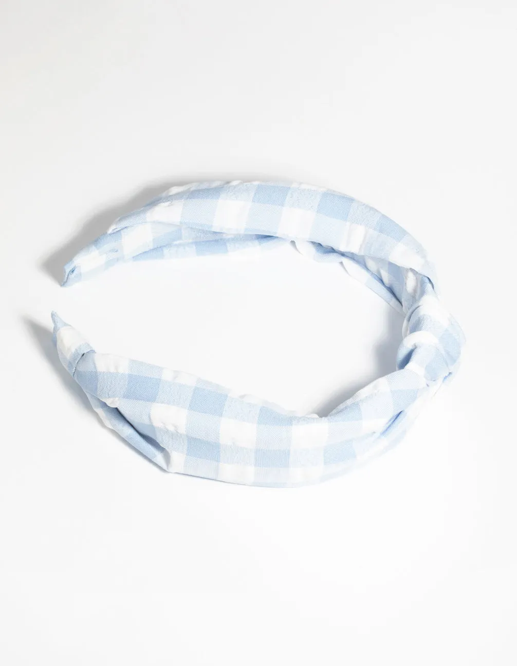 Gingham Knot Alice Band