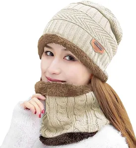HINDAWI Womens Slouchy Beanie Winter Hat Knit Warm Snow Ski Skull Outdoor Cap