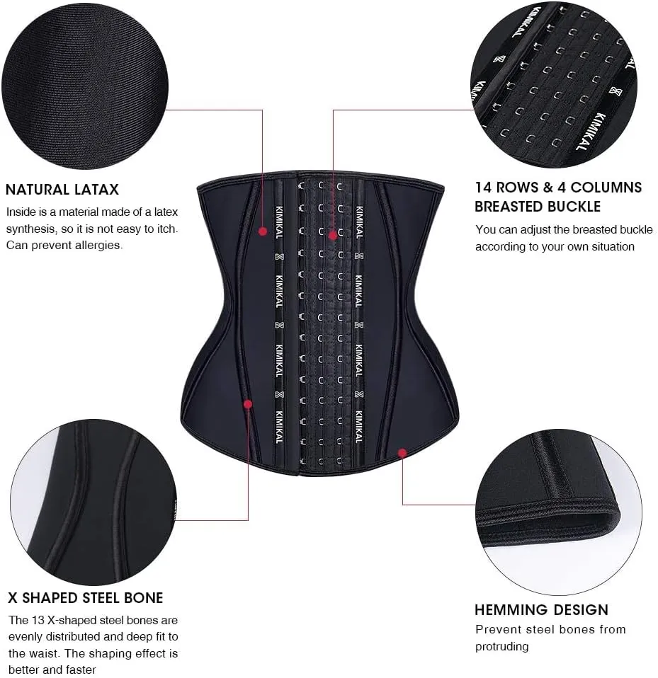 KIMIKAL Corset Waist Trainer Waist Cincher Shapewear Fajas Colombianas Waist Trimmer Tummy Control