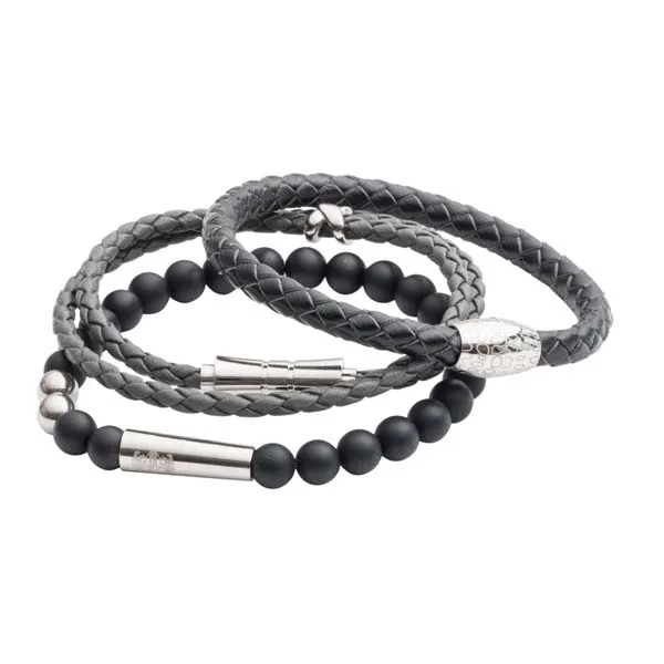 Kitoko Black Leather Bracelet