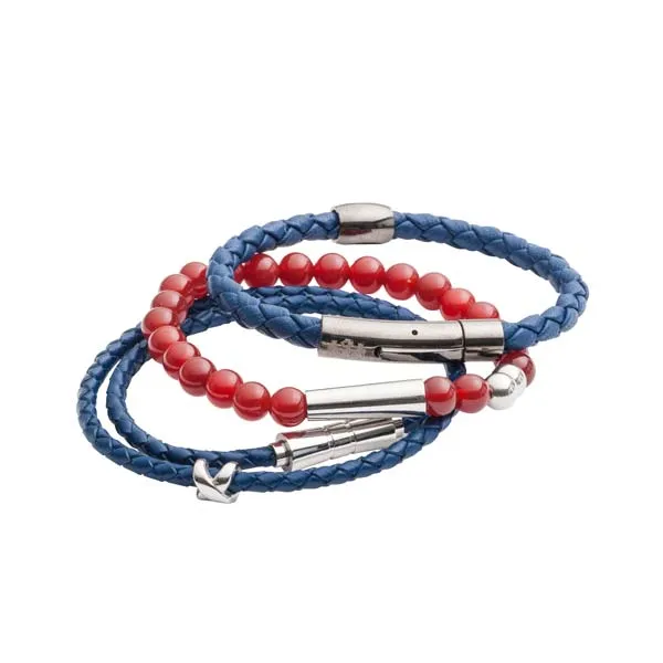 Kitoko Red Leather Bracelet