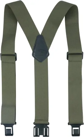 KUNN Men's 1.5 inch Adjustable Y Back Suspender,Elastic Hook End Suspenders