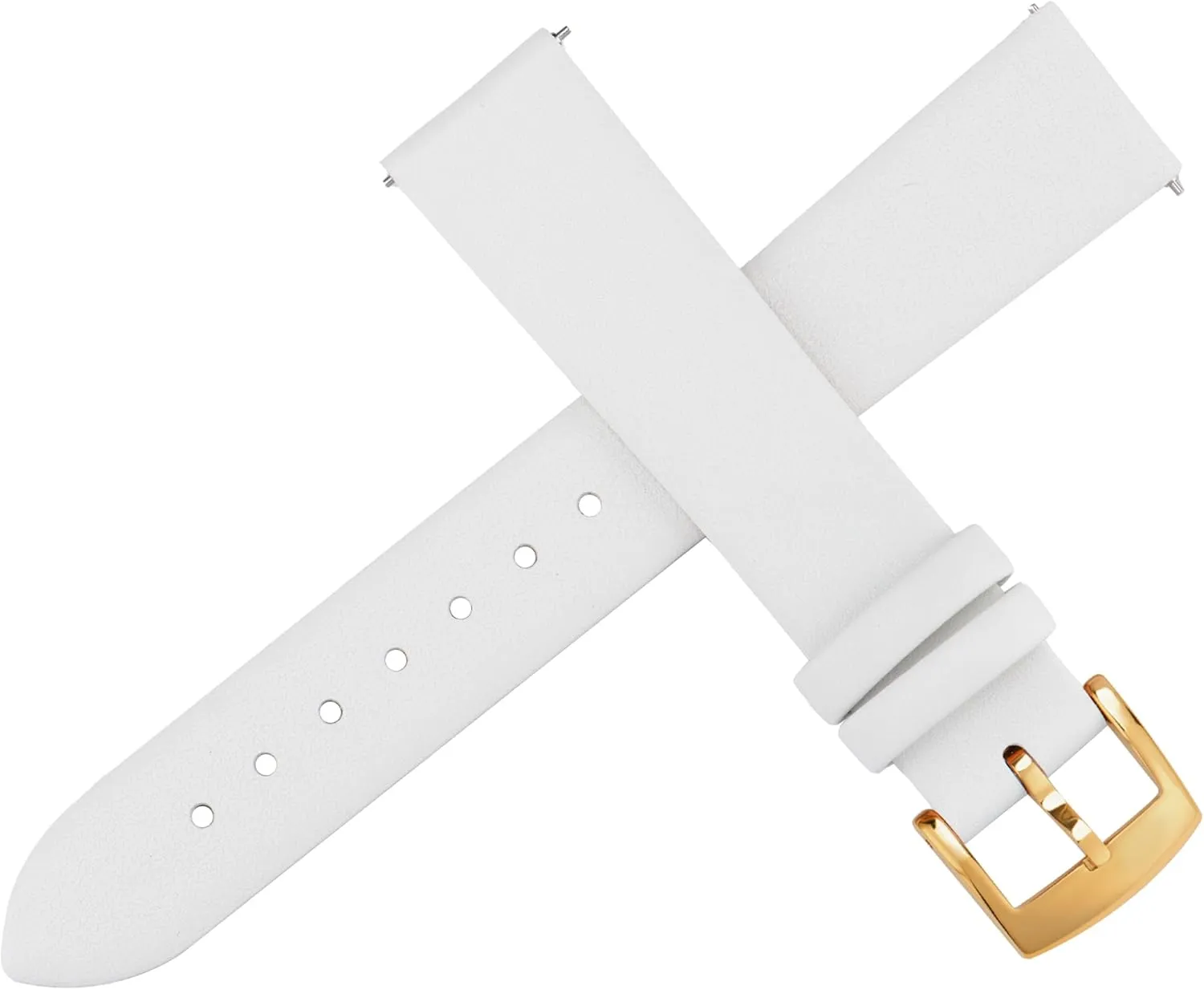 Leather Watch Bands Quick Release Watch Straps, Elegant & Ultra-Soft Top Grain Leather Watch Band for Women Men, Choice of Color & Width - 12mm 14mm 16mm 18mm 20mm 22mm for Watch & Smartwatch