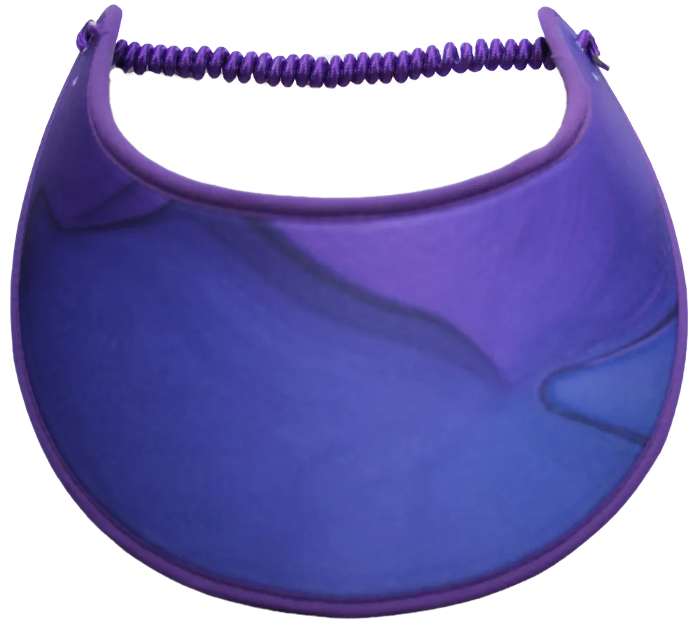 M003 Sun Visor in Shades of Blue and Purple