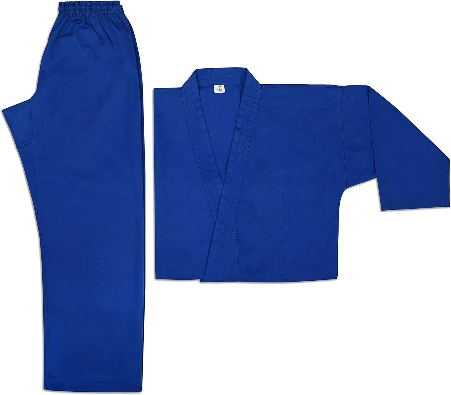 MACS Karate gi Martial Arts Elastic Drawstring Karate Uniform For Kids & Adult Lightweight Student Gi with Free Belt