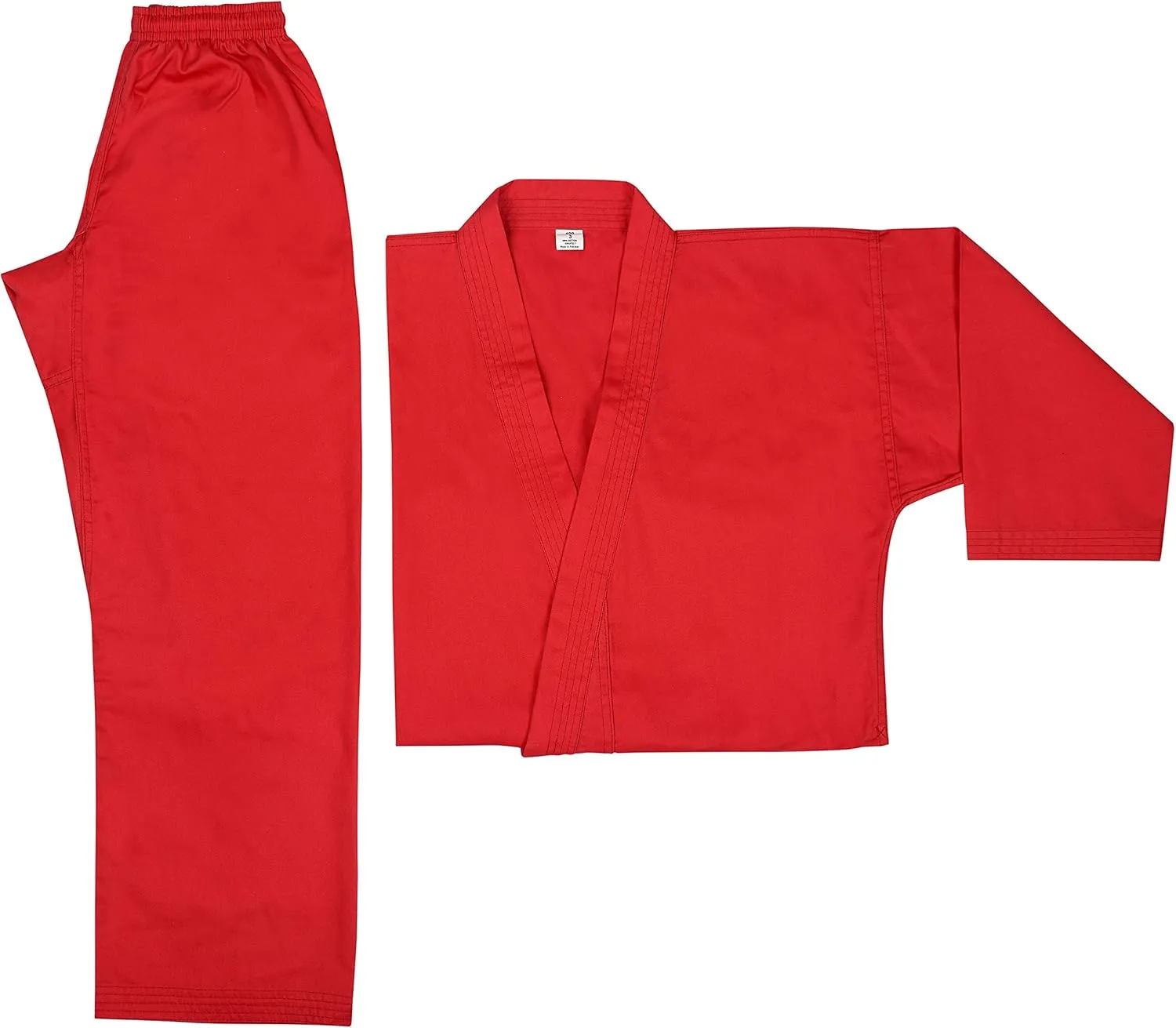 MACS Karate gi Martial Arts Elastic Drawstring Karate Uniform For Kids & Adult Lightweight Student Gi with Free Belt