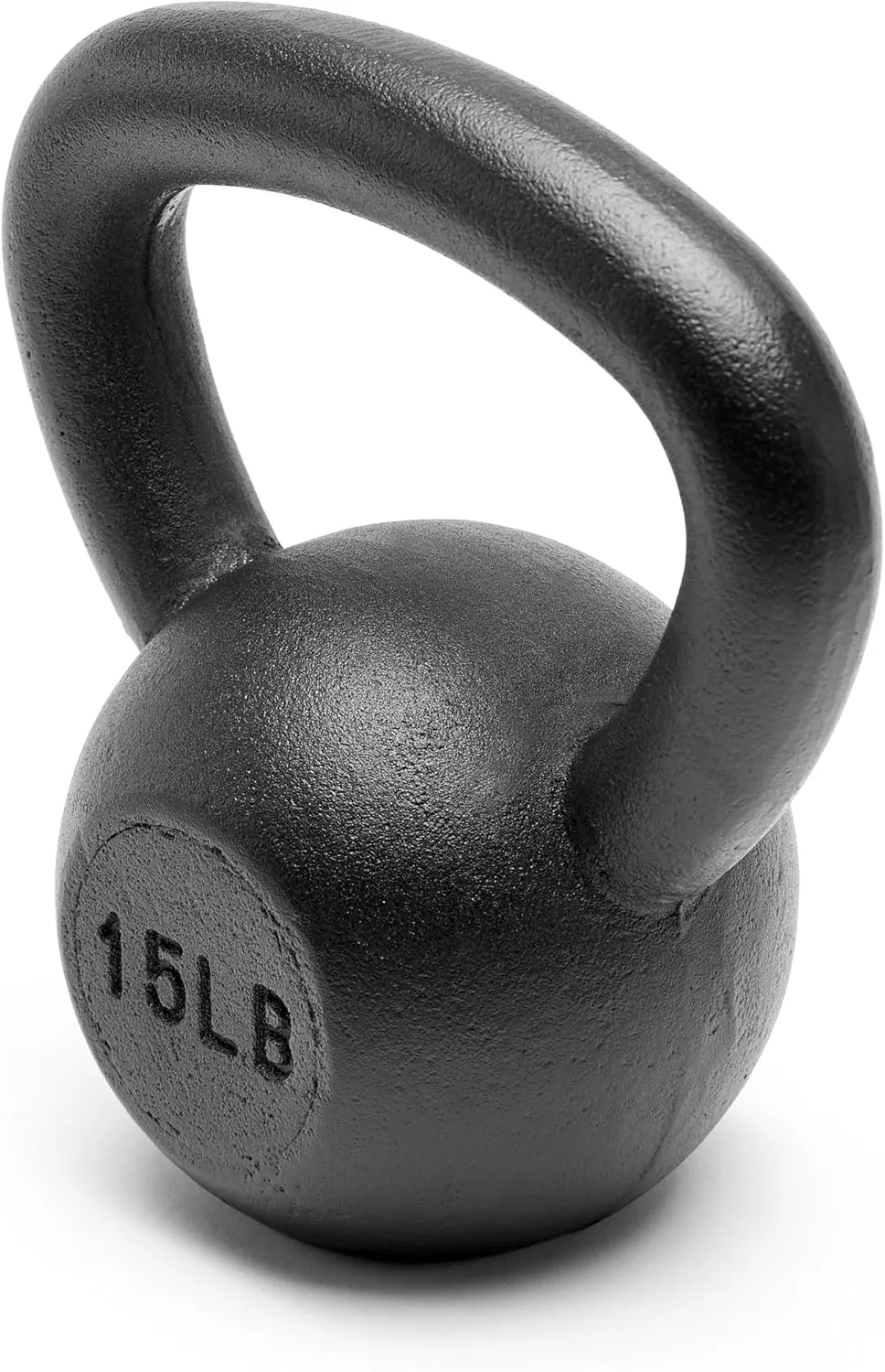 Premium Powder Coated Solid Cast Iron Kettlebell Weights 5, 10, 15, 20, 25, 30, 35, 40, 45 lbs