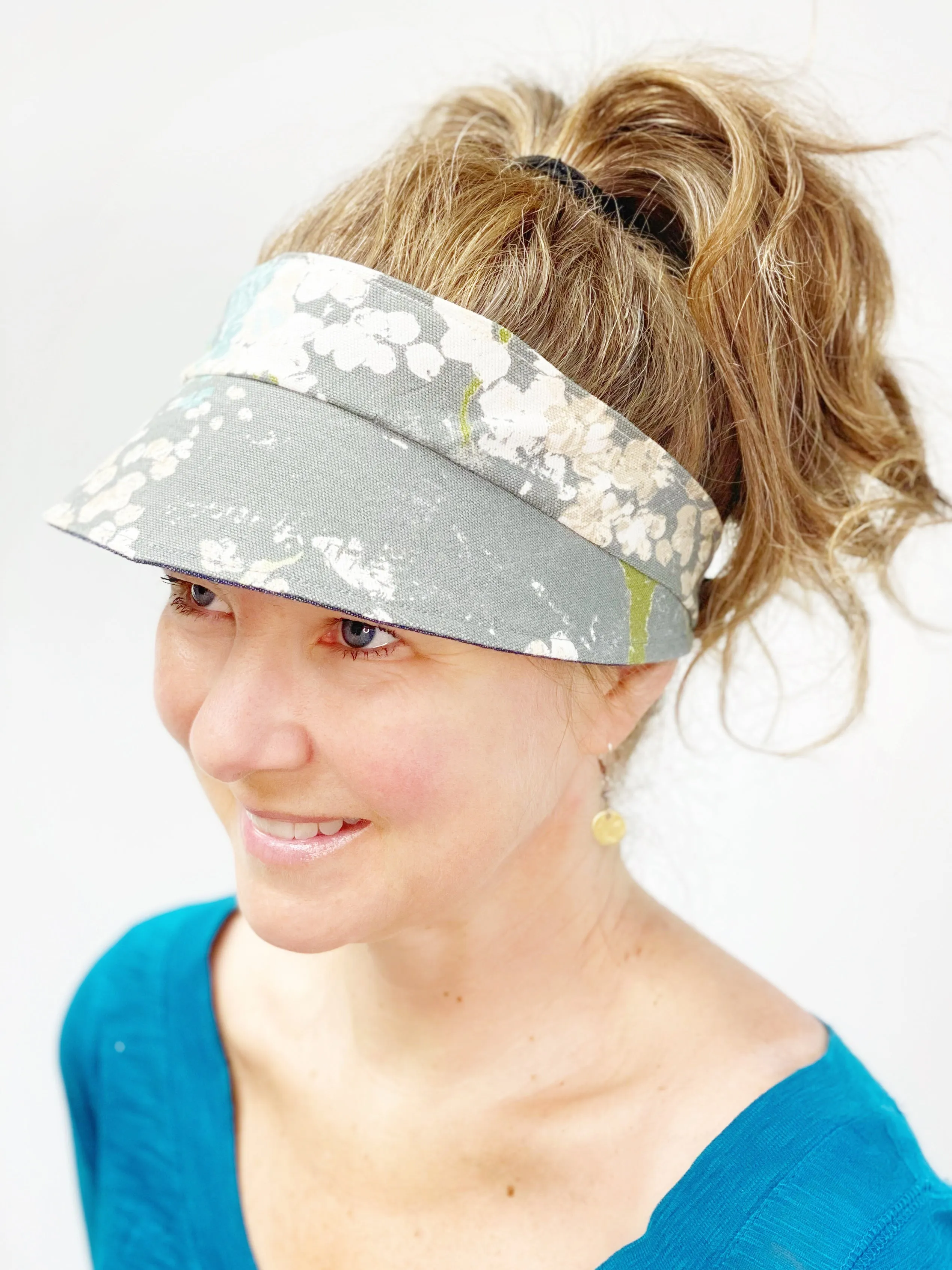 Ready to Ship, Small Women's Sun Visor, Summer Hat for Women, Running Visor for Women, Visor for Summer
