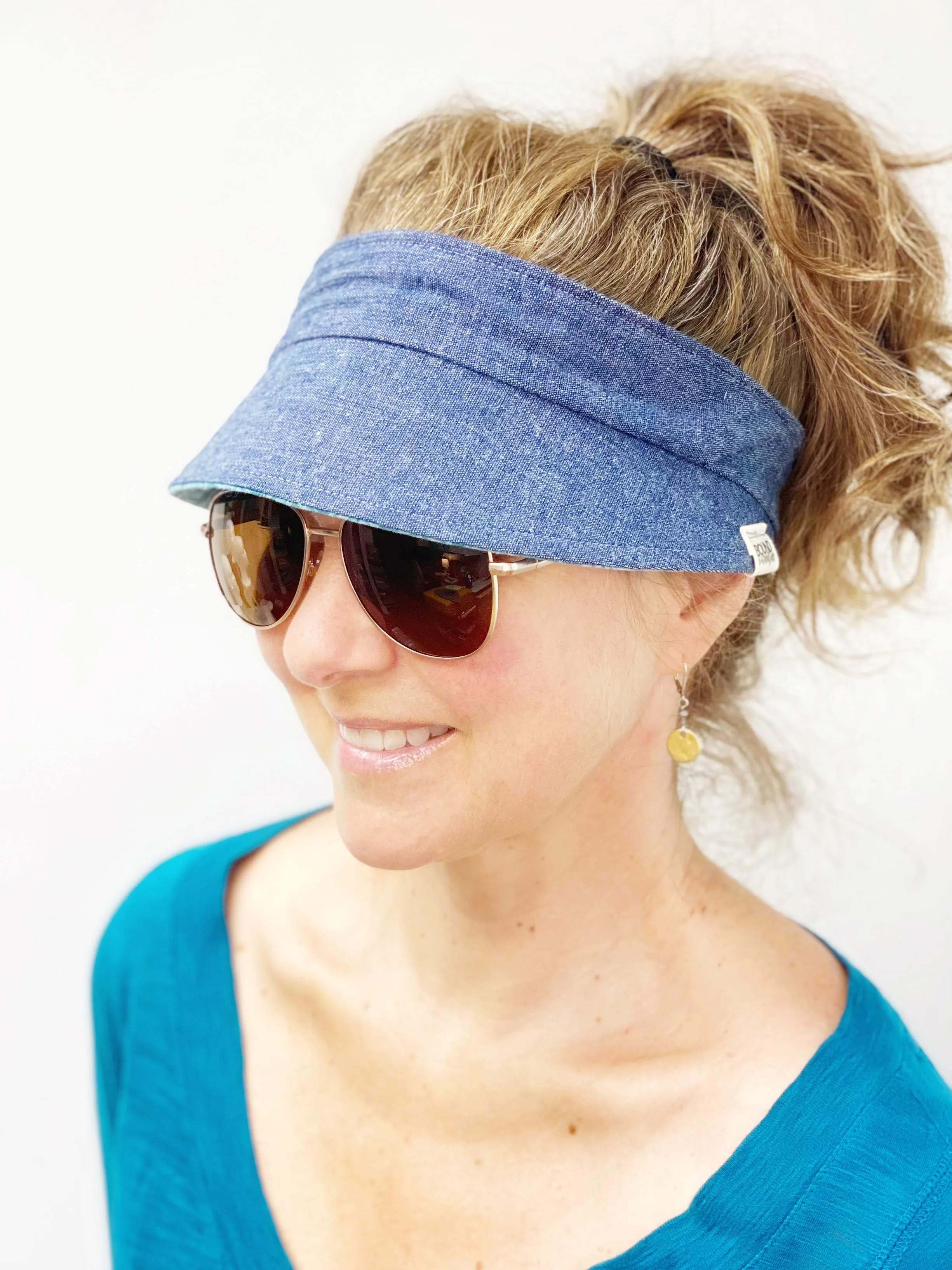 Ready to Ship, Small Women's Sun Visor, Summer Hat for Women, Running Visor for Women, Visor for Summer
