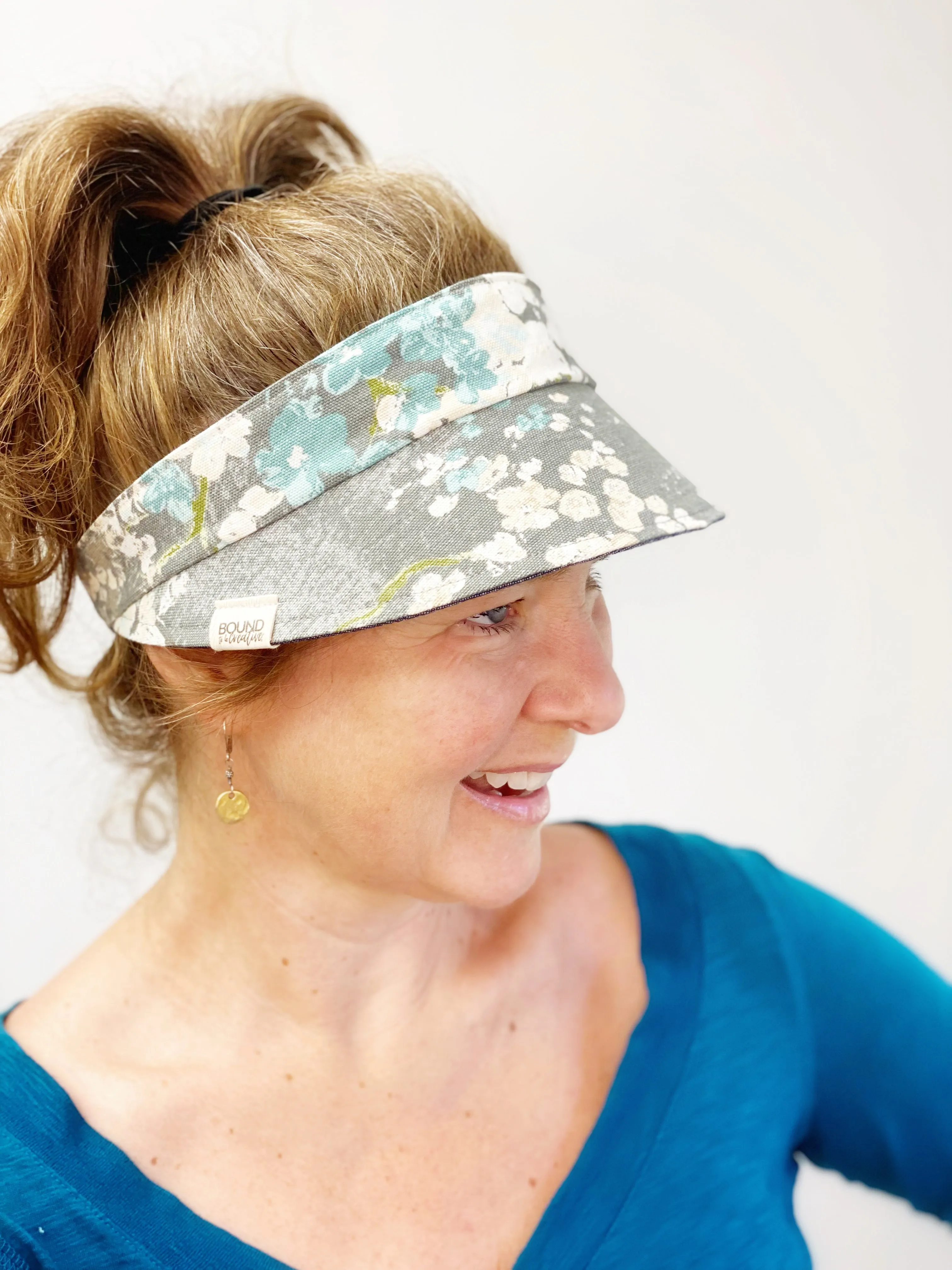 Ready to Ship, Small Women's Sun Visor, Summer Hat for Women, Running Visor for Women, Visor for Summer