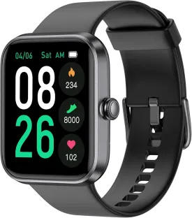 Smart Watch, Fitness Tracker Watch with Heart Rate Monitor, Sleep Tracker, 45mm Fitness Watch IP68 Waterproof Smartwatch for Women Men Step Counter Pedometer for iOS and Android Phones