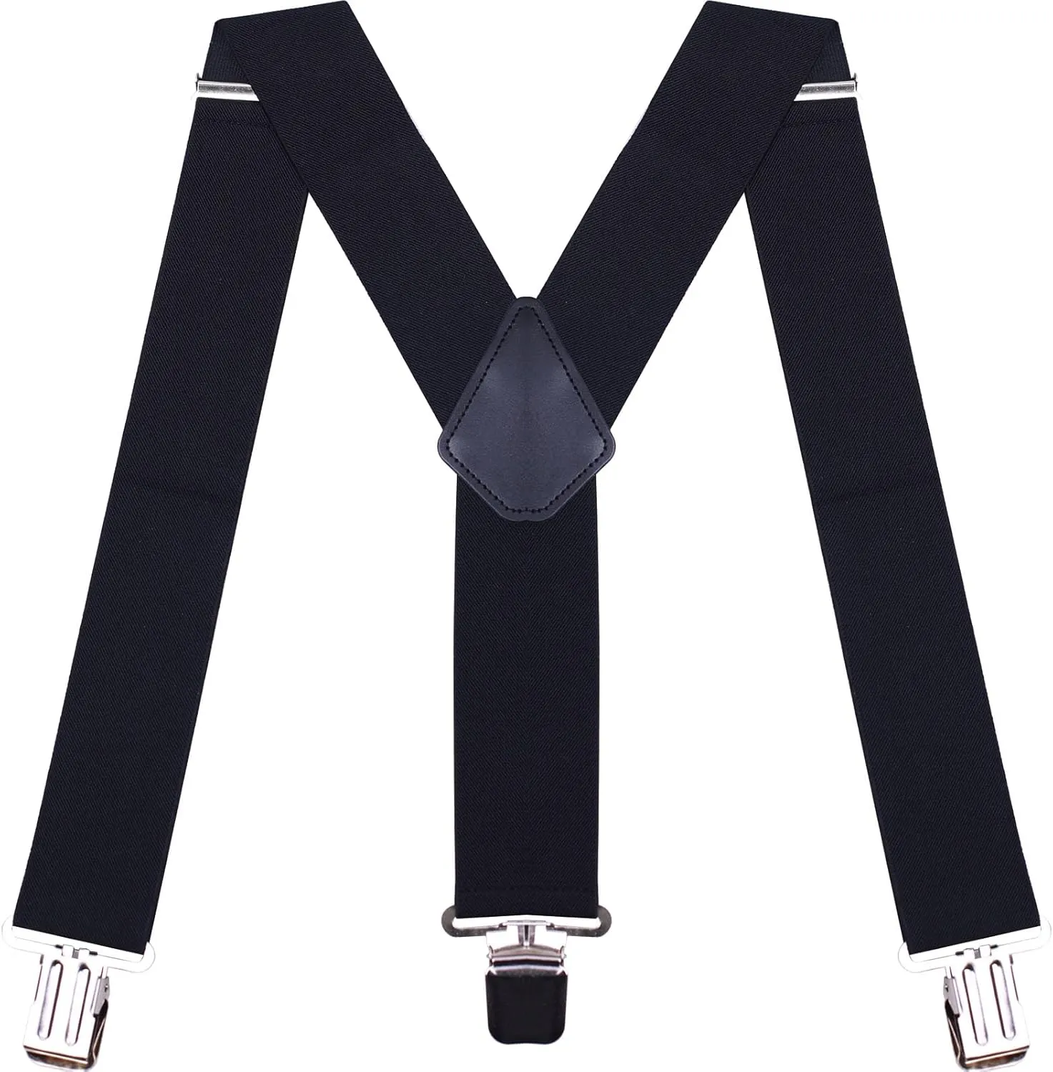 Suspenders for Men Big and Tall with Heavy Duty Clip Men's Suspender for Work 2" Wide Y-Back Suspenders for Mens