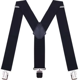 Suspenders for Men Big and Tall with Heavy Duty Clip Men's Suspender for Work 2" Wide Y-Back Suspenders for Mens