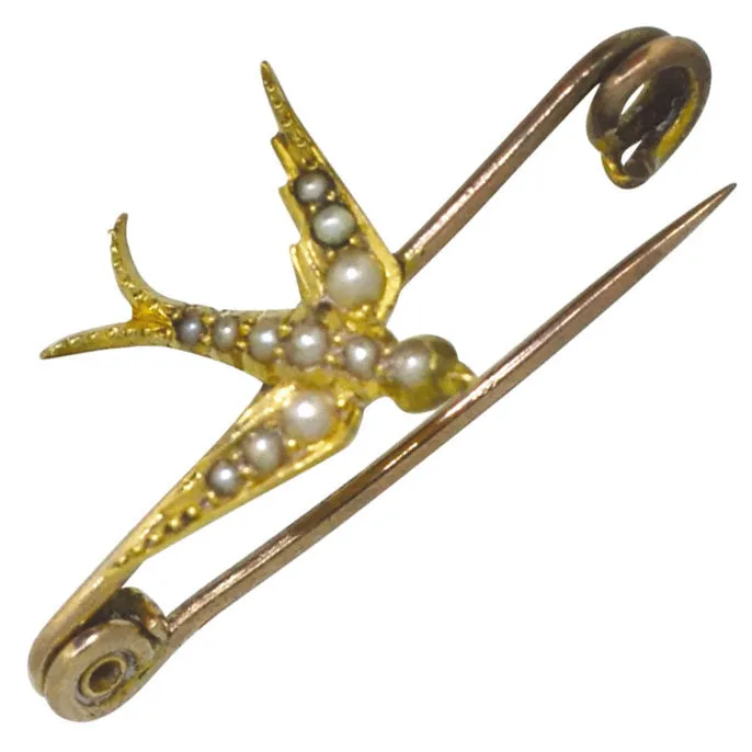 Swallow Bird Brooch