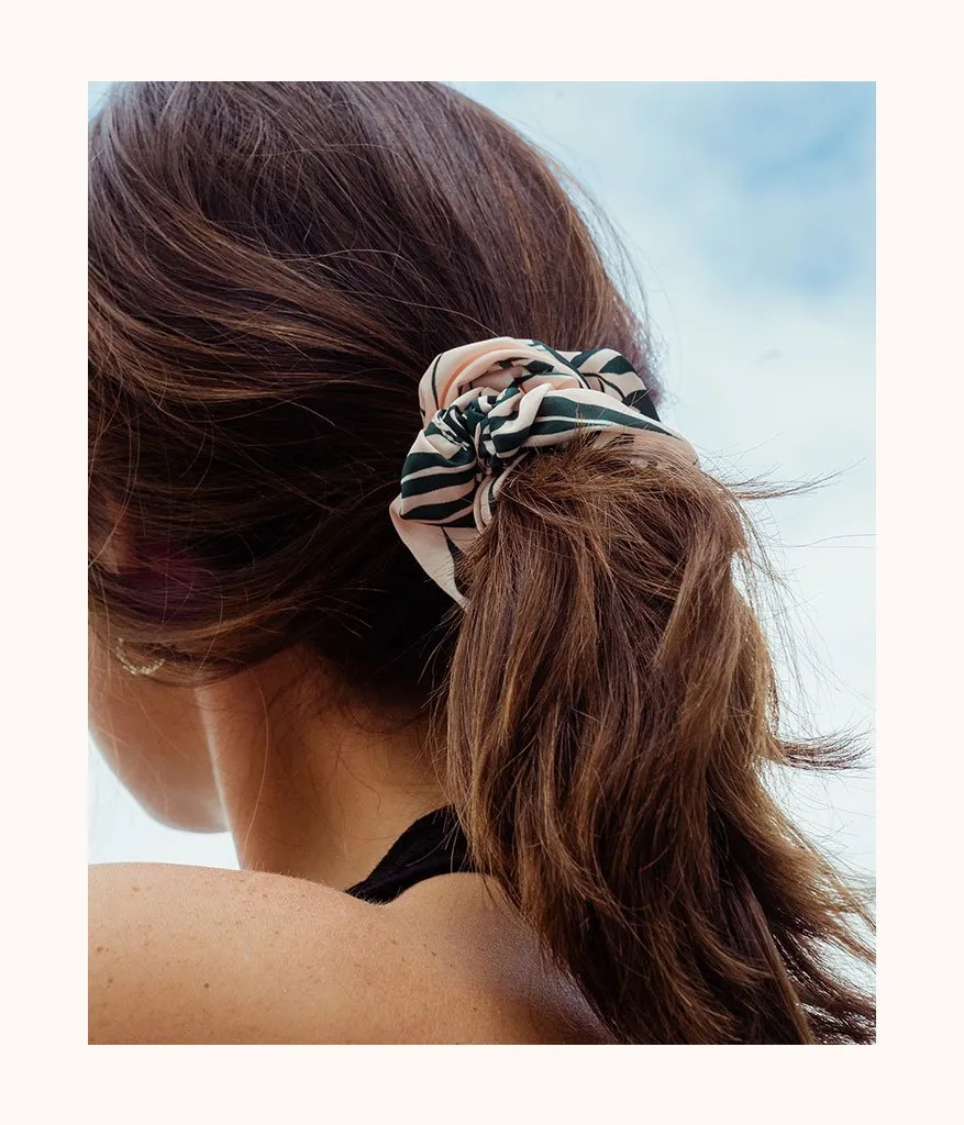 The All. You. Scrunchie: Fresh Palm Print
