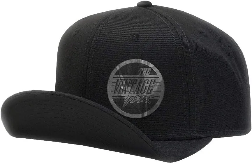 The Vintage Year Flat to Full Flip Brim Cotton Twill Bendable Visor Adjustable Snapback Caps