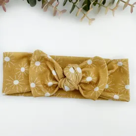 Top Knot Headband -  Sunset - NEWBORN TO ADULT