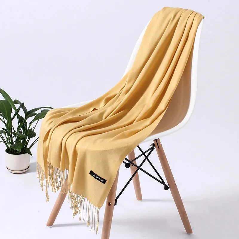 Women Overized Scarf Cashmere Like Wrap