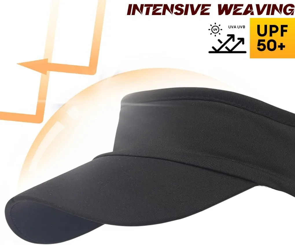 Women Sun Sport Visor Hats for Running,Tennis,Golf - Adjustable & Lightweight