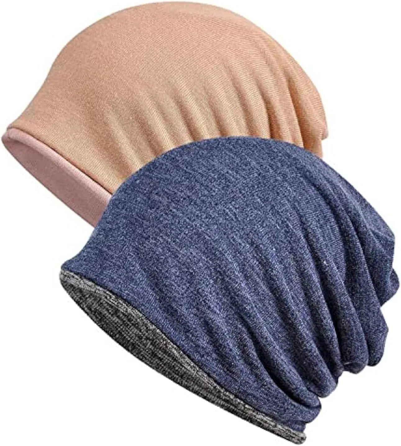XYIYI Womens Chemo Headwear Hats Cotton Slouchy Beanie Cap Scarf