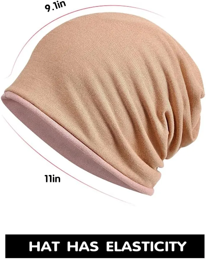 XYIYI Womens Chemo Headwear Hats Cotton Slouchy Beanie Cap Scarf